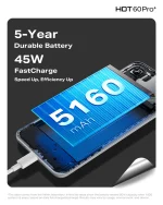 Hot 60 Pro Plus Battery Features