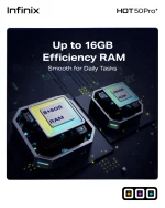 Hot 50 Pro Plus Memory