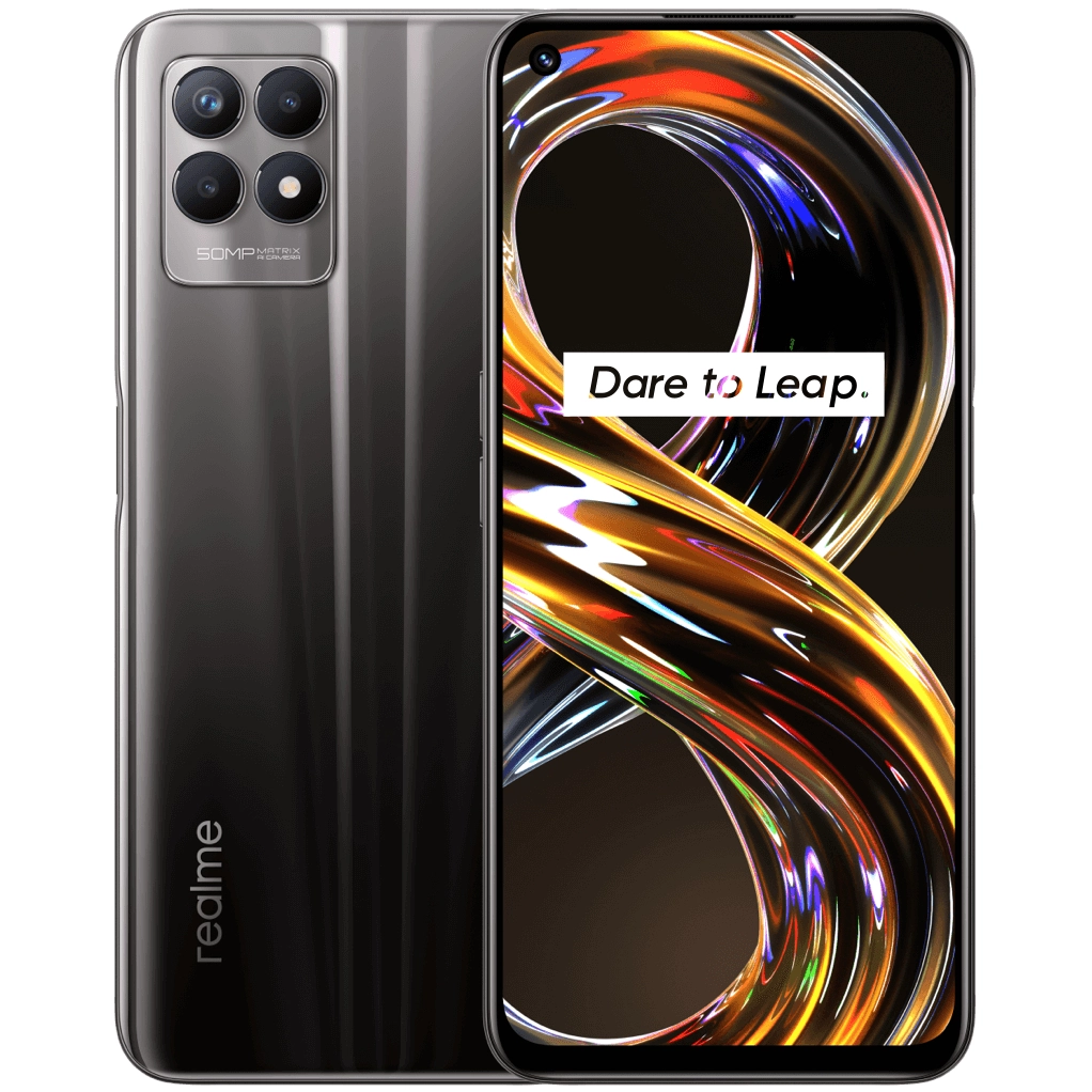 Realme-8i-Space-Black.webp Realme 8i (128GB/6GB; 50MP Triple Camera; 5000mAh) - Image 1