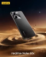 Realme Note 60x - Black Rear Design