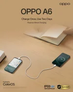 Oppo A6 Reverse Wired Charging